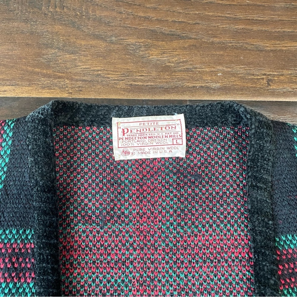 Pendleton Women's Multicolor Sweater 100% Virgin wool Size L - Picture 3 of 8